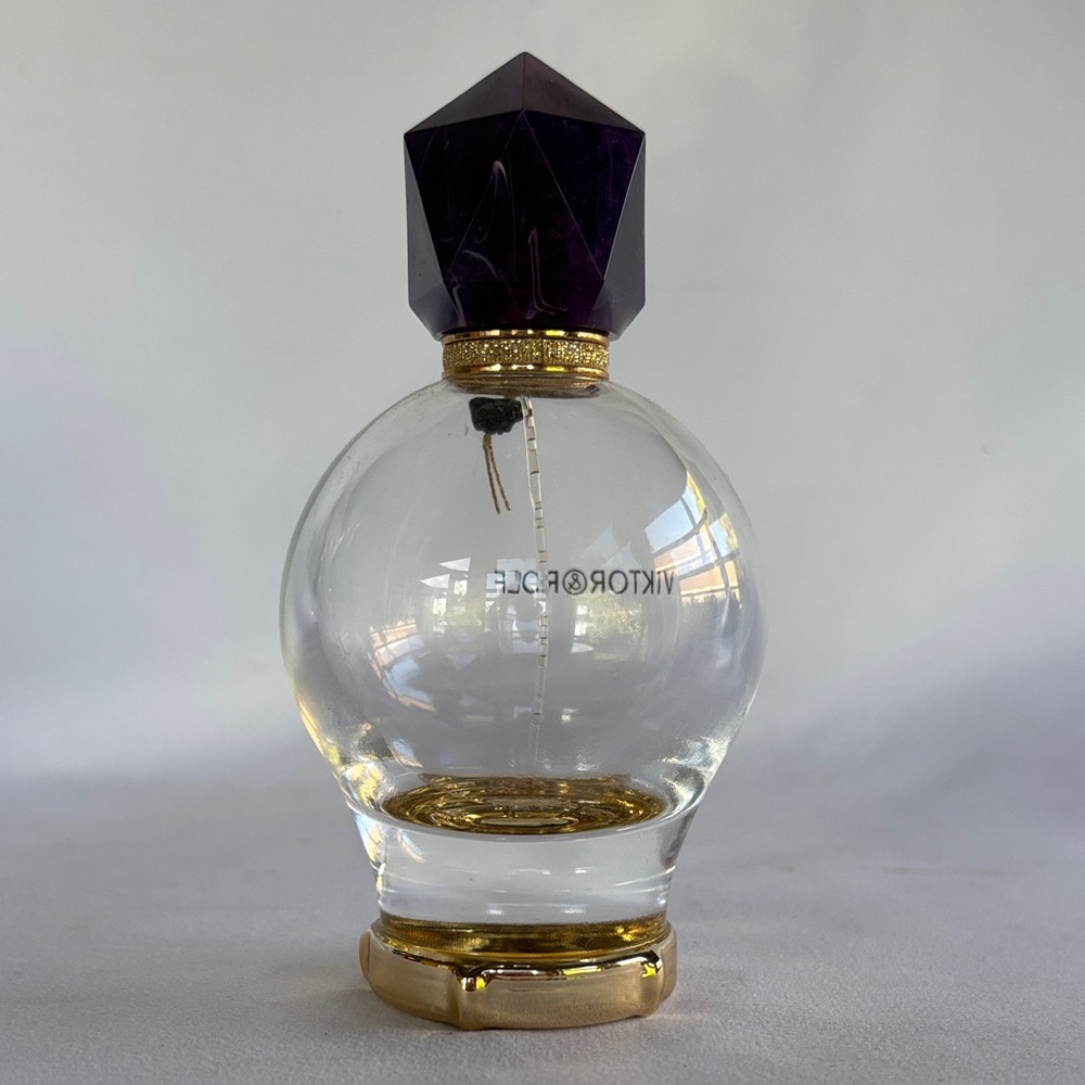 EMPTY BOTTLE & BOX VIKTOR & ROLF GOOD FORTUNE EAU OF PARFUM- PURPLE COLLECTIBLE - Picture 3 of 12